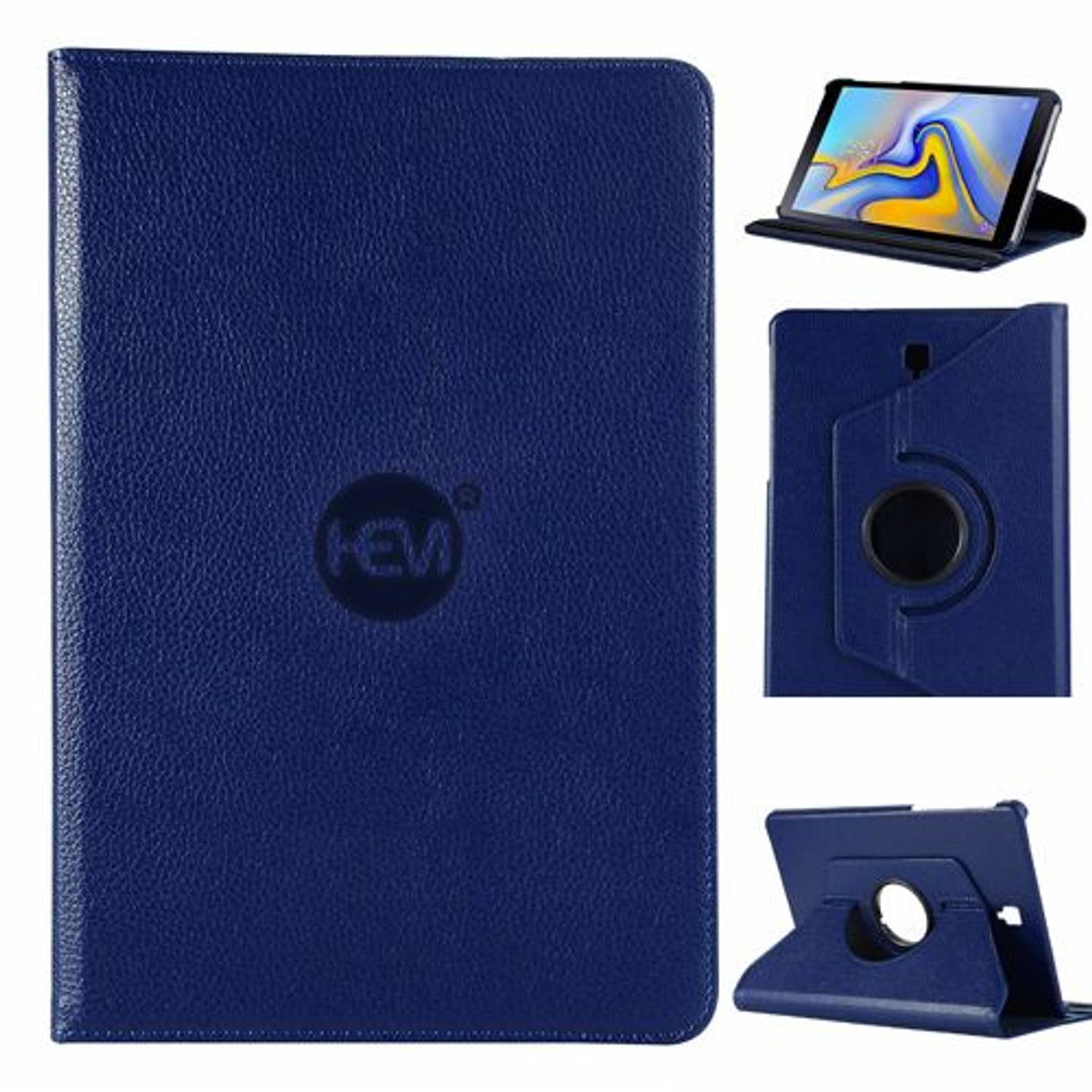 Samsung Galaxy Tab A 10.1 (2019) - T510/T515 Cover Donker Blauw - Ipad hoes, Tablethoes