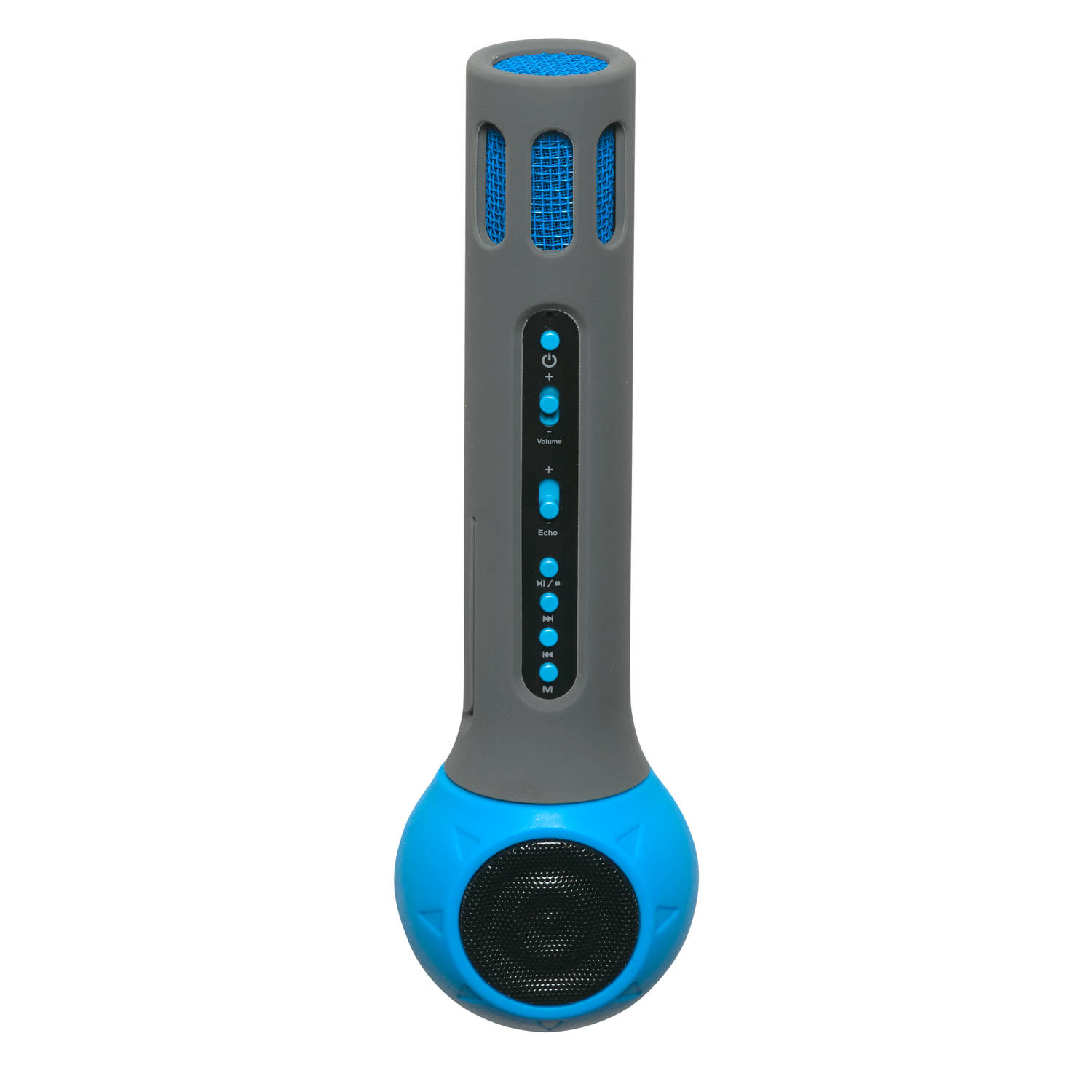 Denver KMS-10 - Draadloze karaoke speaker met microfoon - Blauw
