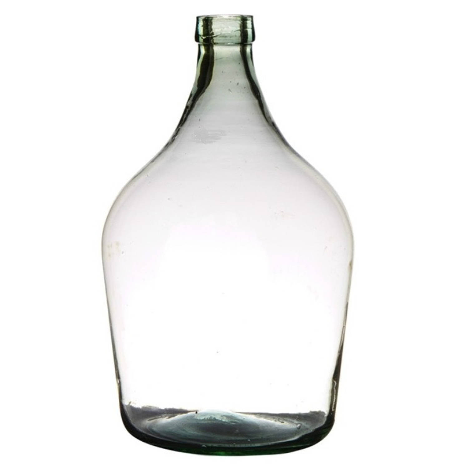 Transparante Luxe Stijlvolle Flessen Vaas-vazen Van Glas 39 X 25 Cm Bloemen-takken Vaas Voor Binnen 