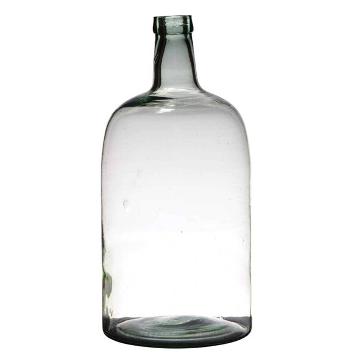 Transparante Luxe Stijlvolle Flessen Vaas-vazen Van Glas 40 X 19 Cm Bloemen-takken Vaas Voor Binnen 