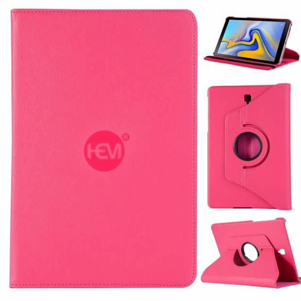 Samsung Galaxy Tab A 2018 T595/T590 HEM Cover Roze met uitschuifbare Hoesjesweb stylus - Ipad hoes, Tablethoes