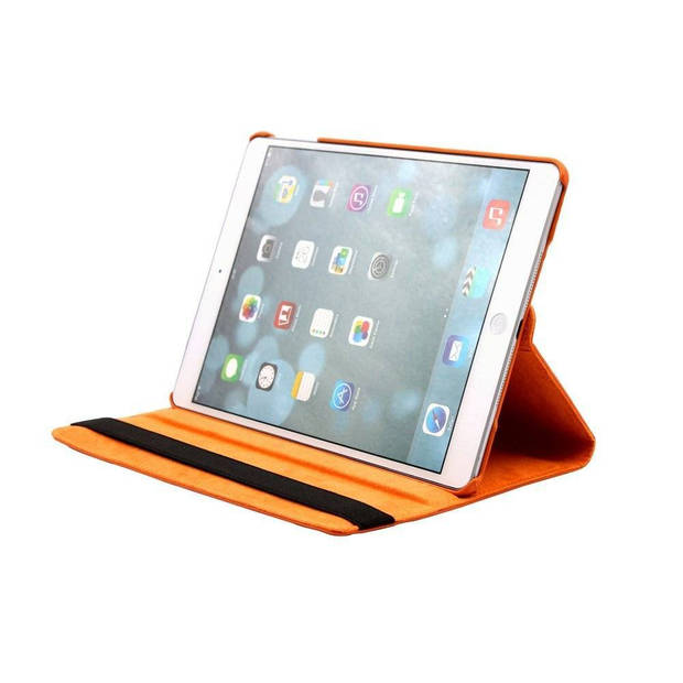 Oranje 360 graden draaibare hoes iPad Air 2 met uitschuifbare Hoesjesweb stylus - Ipad hoes, Tablethoes