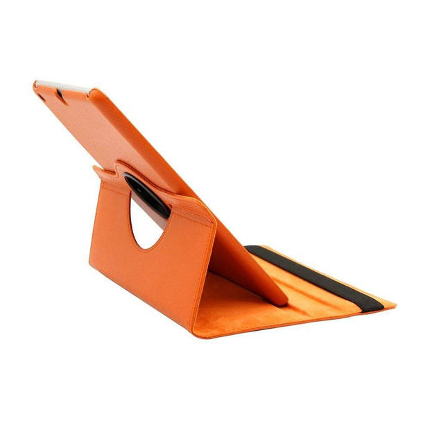 Oranje 360 graden draaibare hoes iPad Air 2 met uitschuifbare Hoesjesweb stylus - Ipad hoes, Tablethoes