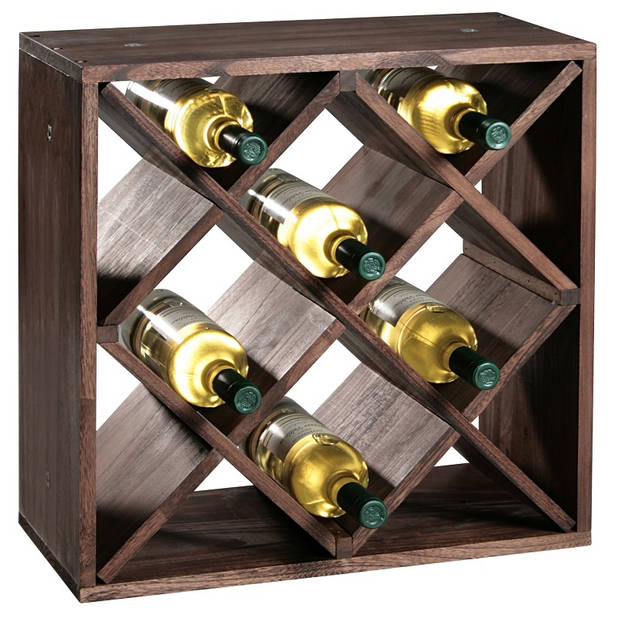 FSC® Houten Wijnflessen legbordsysteem voor 20 wijn flessen Wijnrek