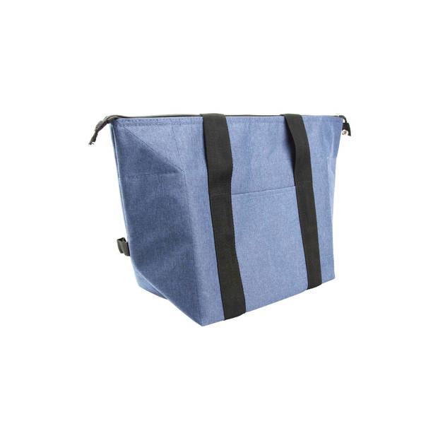 Koeltas / strandtas / picknicktas / lunch tas - blauw - 22L