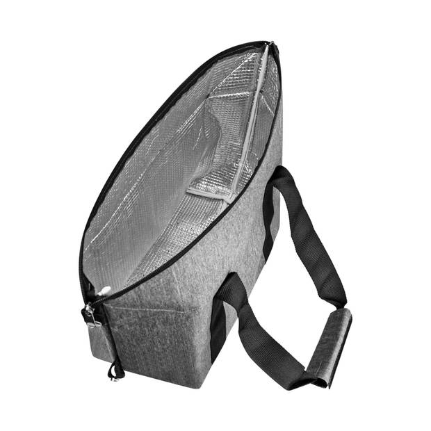 Koeltas / strandtas / picknicktas / lunch tas - grijs - 22L