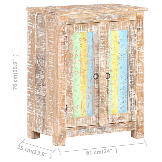 vidaXL Dressoir 61x35x76 cm ruw acaciahout