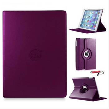iPad 2/3/4 hoes paars met extra stabiliteit en kleurvastheid en uitschuifbare Hoesjesweb stylus - Ipad hoes, Tablethoes