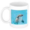 Foto mok dolfijn mok / beker 300 ml - Cadeau dolfijnen liefhebber - feest mokken
