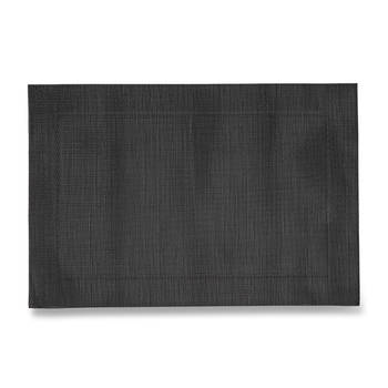 Blokker placemat Stockholm - 30x45 cm - zwart