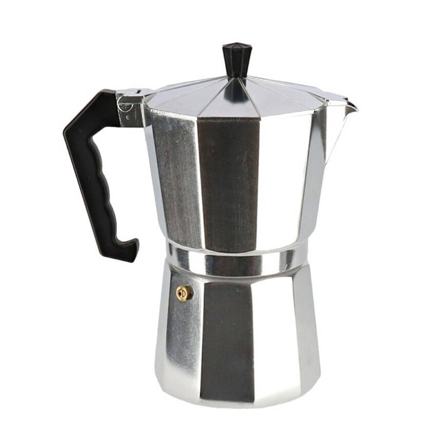 Zilveren Percolator-Espresso Apparaat Voor 12 Kopjes Koffiezetapparaat Koffiezetter Voor Camping-car