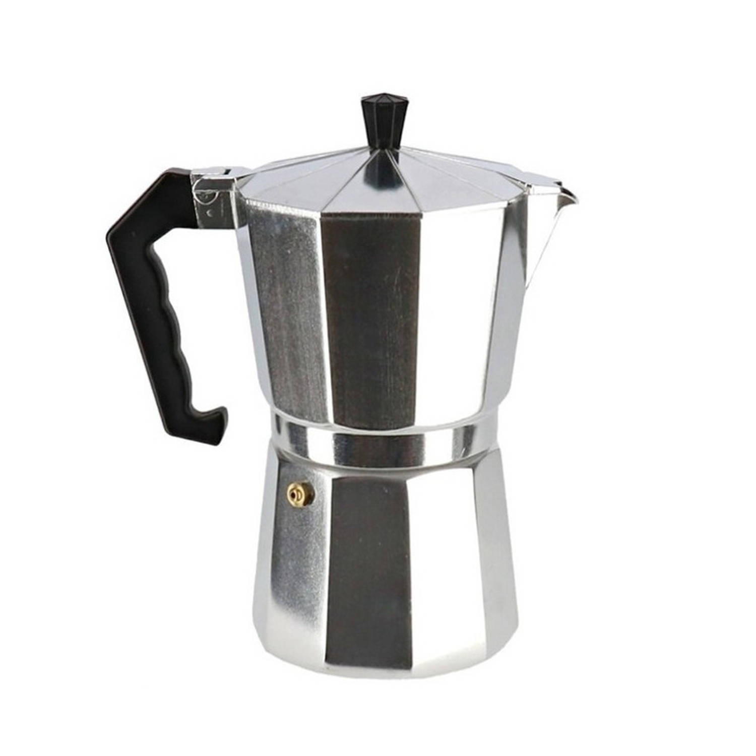 Zilveren Percolator-Espresso Apparaat Voor 6 Kopjes Koffiezetapparaat Koffiezetter Voor Camping-cara