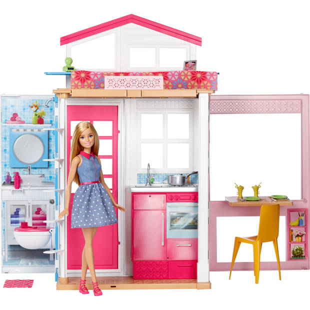 Barbie 2-Story House & Doll | Blokker