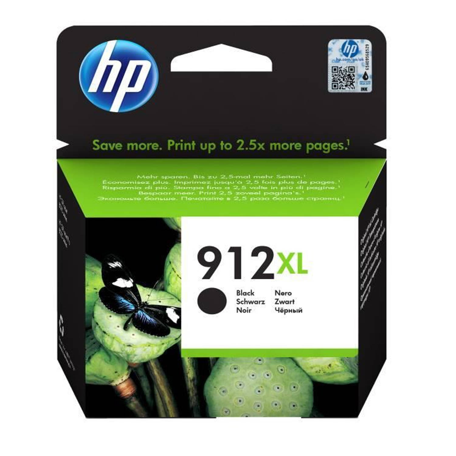 HP 912XL Cartridge Zwart