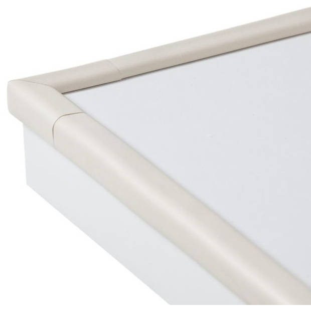Jippie's tafelbeschermset 3,8 meter foam wit 5-delig