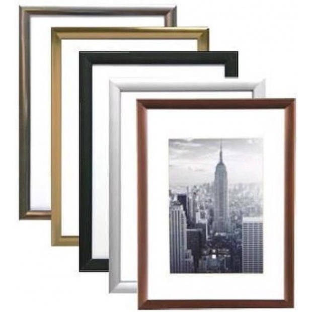 Henzo Fotolijst - Manhattan - Fotomaat 10x15 cm - Donkergrijs
