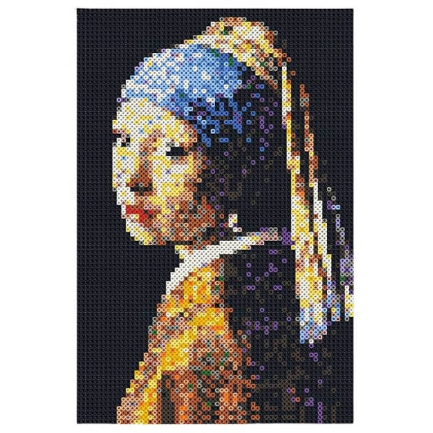 SES strijkkraalkunstwerk Beedz Art Vermeer 45,5 cm 9-delig