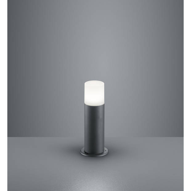 LED Tuinverlichting - Staand Buitenlamp - Trion Hosina - E27 Fitting - Spatwaterdicht IP44 - Mat Antraciet - Aluminium
