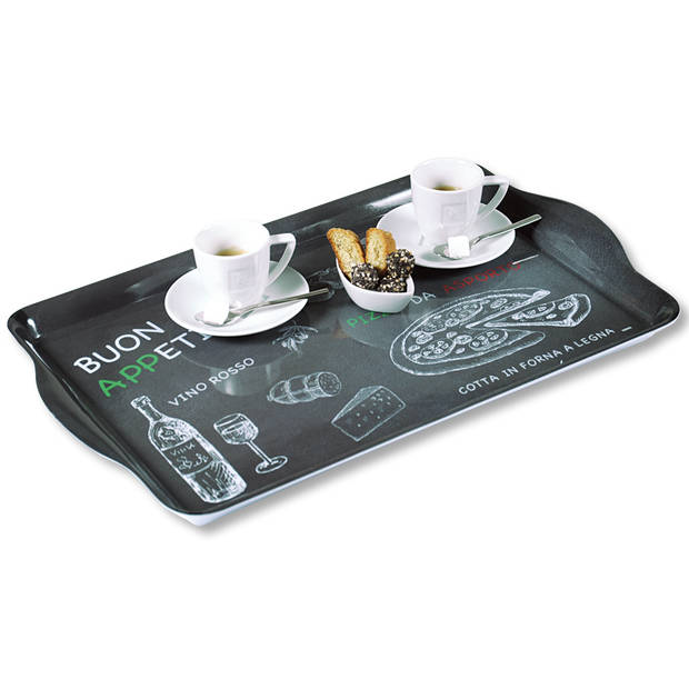Dienblad Rechthoekig - Met Print Boun Appetito - Design koffie-Thee