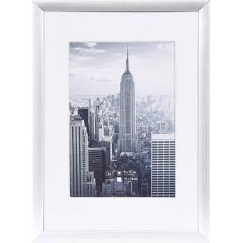 Henzo Fotolijst - Manhattan - Fotomaat 13x18 cm - Zilver