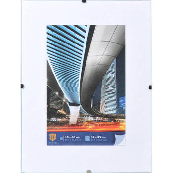 Henzo Fotolijst - Clip Frame - Fotomaat 62x93 cm - Transparant