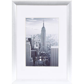 Henzo Fotolijst - Manhattan - Fotomaat 10x15 cm - Zilver