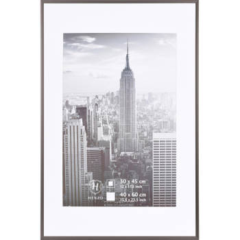 Henzo Fotolijst - Manhattan - Fotomaat 40x60 cm - Donkergrijs