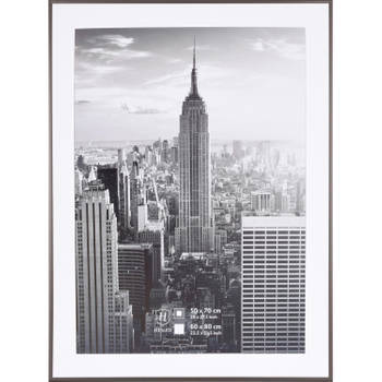 Henzo Fotolijst - Manhattan - Fotomaat 60x80 cm - Donkergrijs