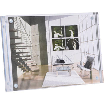 Henzo Fotolijst - Clear Style - Fotomaat 10x20 cm - Transparant