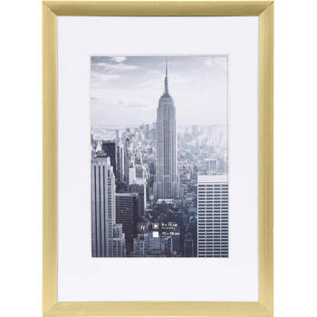 Henzo Fotolijst - Manhattan - Fotomaat 13x18 cm - Goud