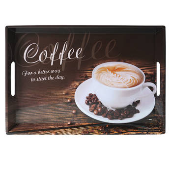 Dienblad Rechthoekig - Koffie Print - Design koffie - Thee dienblad -