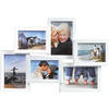 Henzo Fotolijst - Holiday Gallery - Collagelijst voor 6 foto\'s - Fotomaat 10x15 cm - Wit