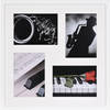 Henzo Fotolijst - Piano Gallery - Collagelijst voor 4 foto\'s - Fotomaat 13x18 cm - Wit