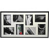 Henzo Fotolijst - Piano Gallery - Collagelijst voor 8 foto\'s - Fotomaat 13x18 cm - Zwart