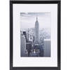 Henzo Fotolijst - Manhattan - Fotomaat 13x18 cm - Zwart