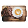 Dienblad Rechthoekig - Met Print Koffie en Bonen - Design koffie-Thee