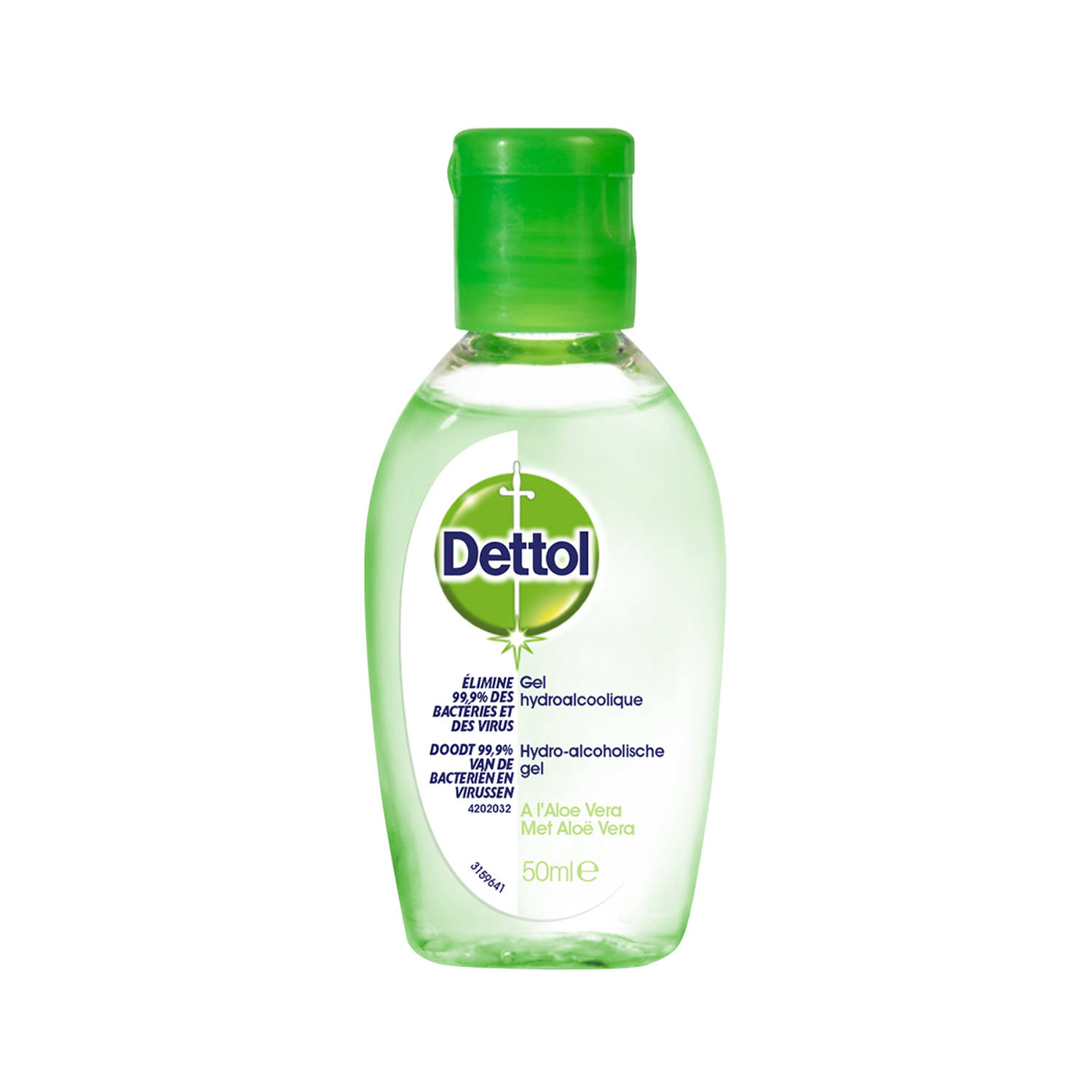 DettolHandgel- Hygiene - Verwijdert 99,9% Van De Bacteriën En Virussen - 50ml