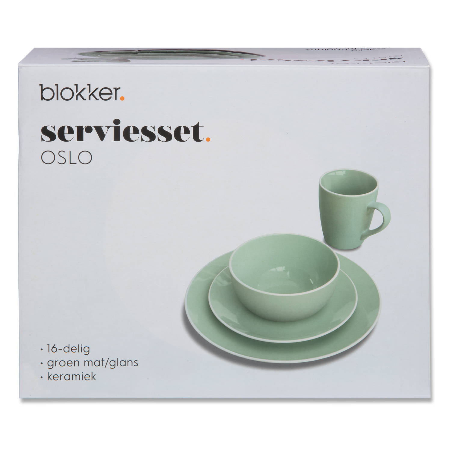 Blokker Oslo serviesset 16-delig | Blokker