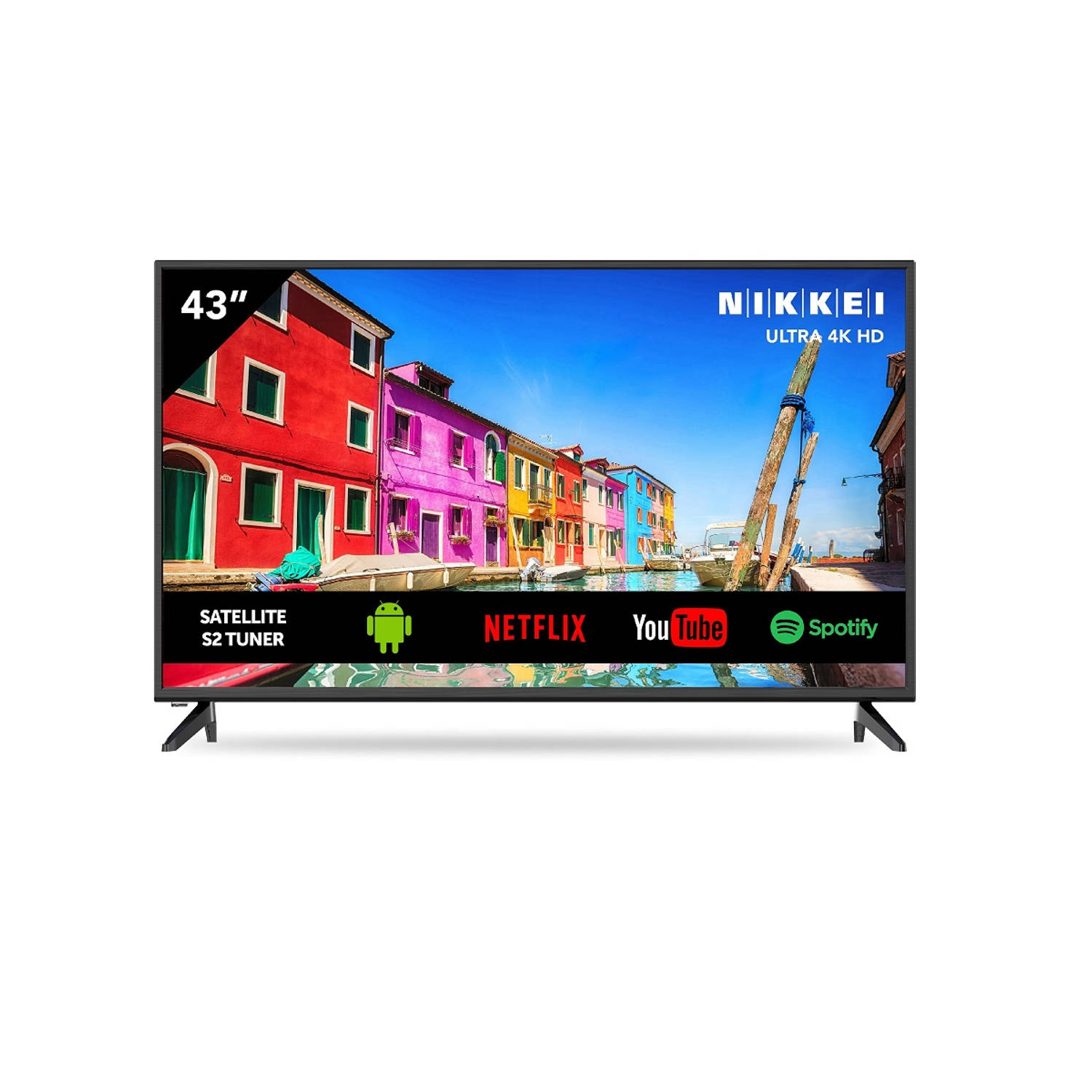 Nikkei Nu4318s Ultra Hd/ 4k 43 Inch Smart Tv aanbieding