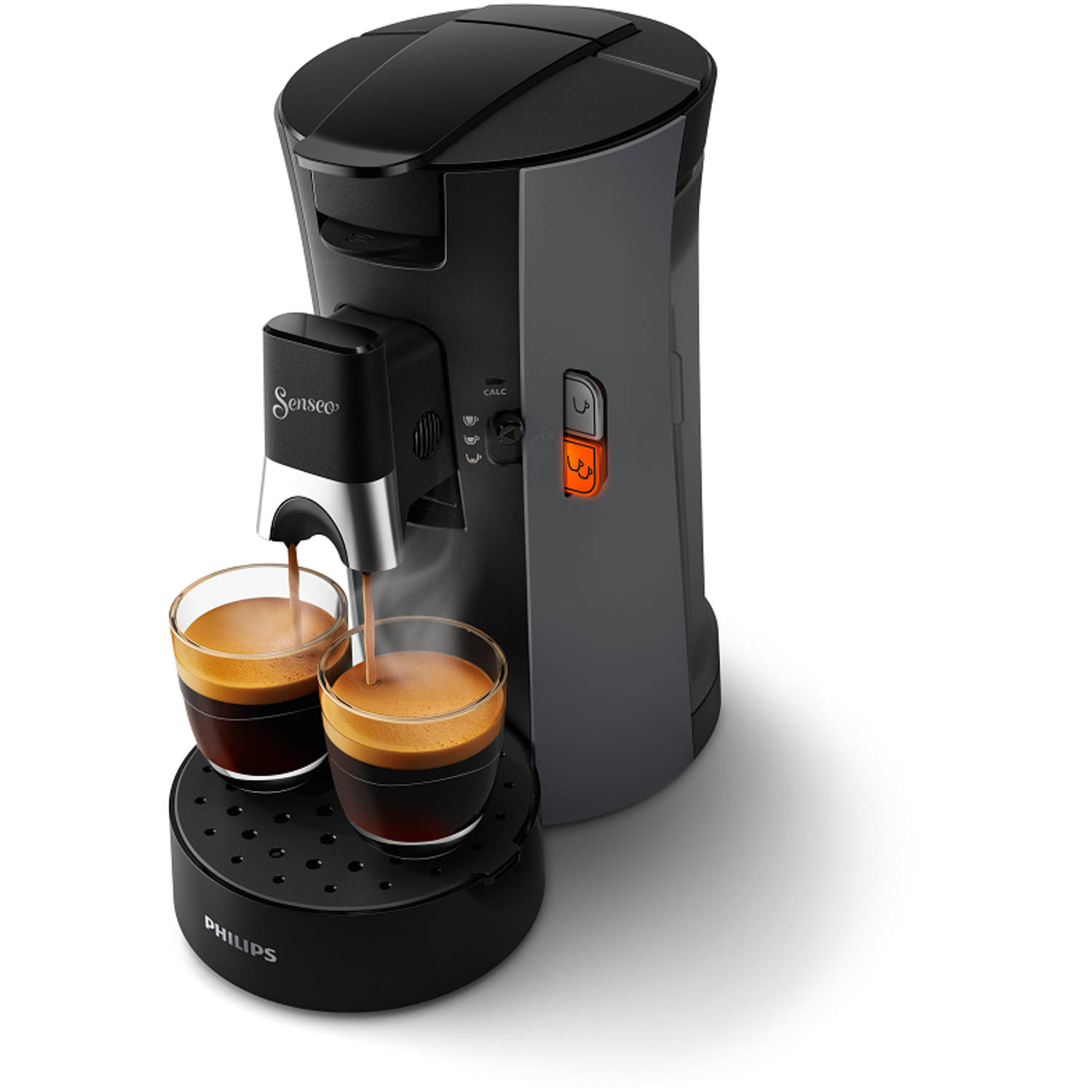 Consulaat druk lijden Philips SENSEO® Select koffiepadmachine CSA230/50 donkergrijs | Blokker