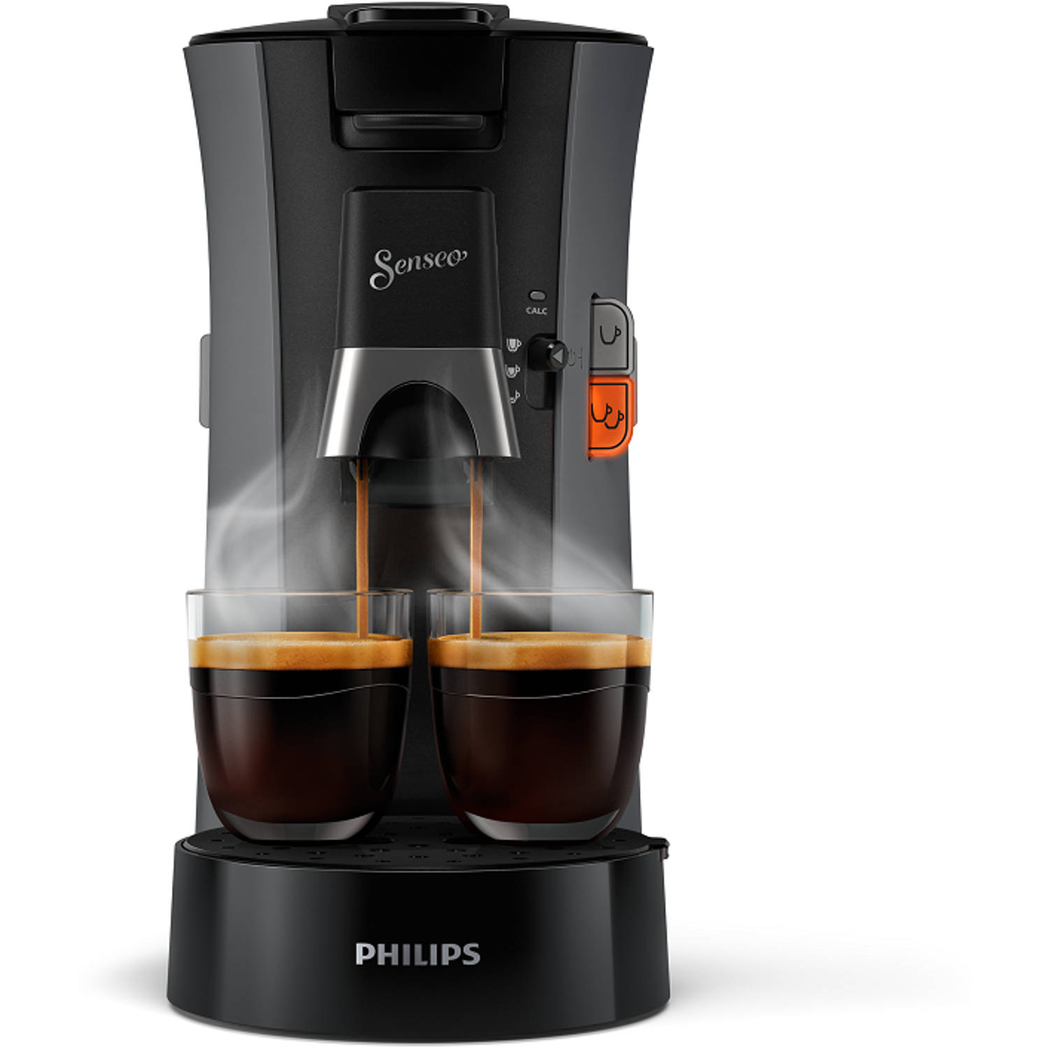 Consulaat druk lijden Philips SENSEO® Select koffiepadmachine CSA230/50 donkergrijs | Blokker