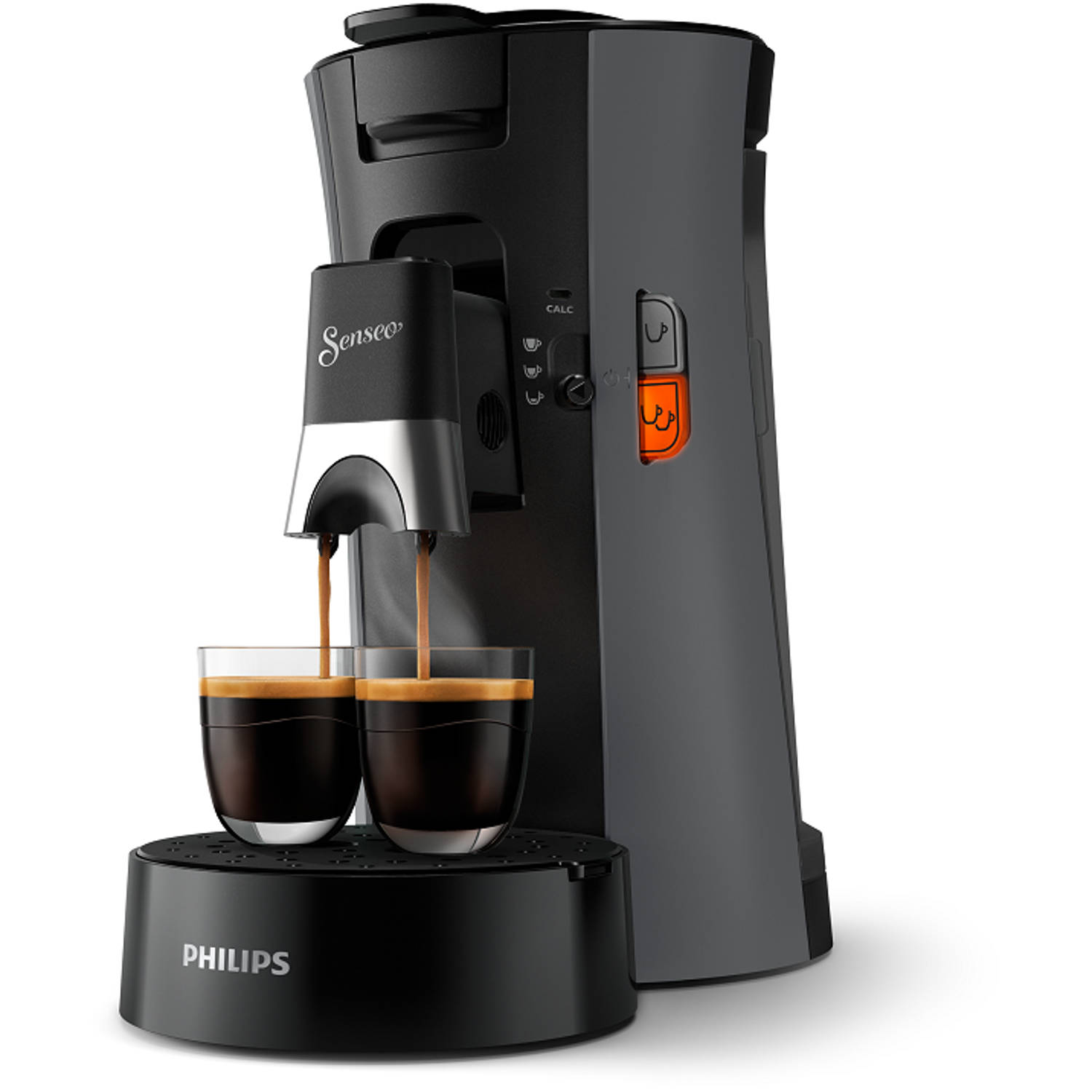 Welke bevel kwaliteit Philips SENSEO® Select koffiepadmachine CSA230/50 donkergrijs | Blokker