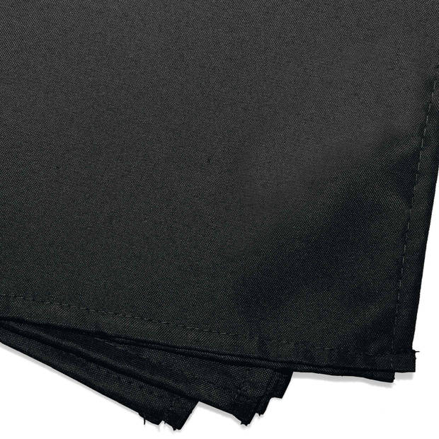 Wicotex Servetten Essentiel 40x40cm zwart 3 stuks polyester