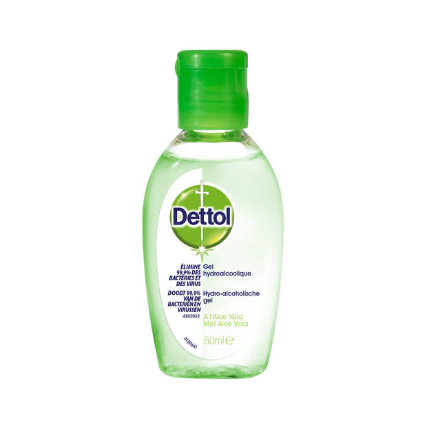 Dettol Handgel - Hygiene - Verwijdert 99,9% van de bacteriën en virussen  - 50ml