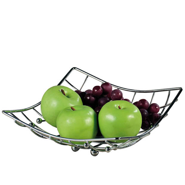 Fruitschaal Vierkant - Schaal voor fruit - Design Fruitmand - Metaal -