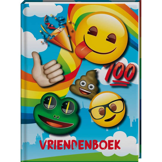 Vriendenboek Emoji Rainbow