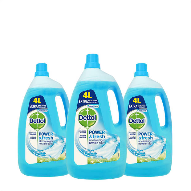 Dettol Allesreiniger Katoenfris - 4L x3