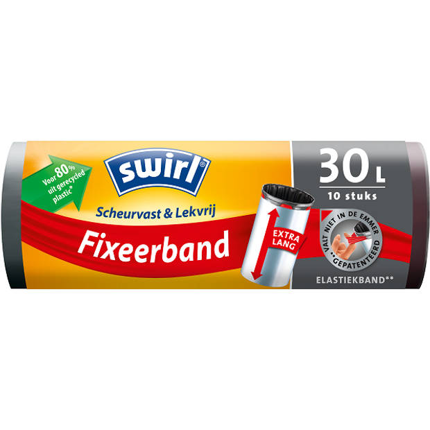Swirl pedaalemmerzak met Fixeerband 30 Liter