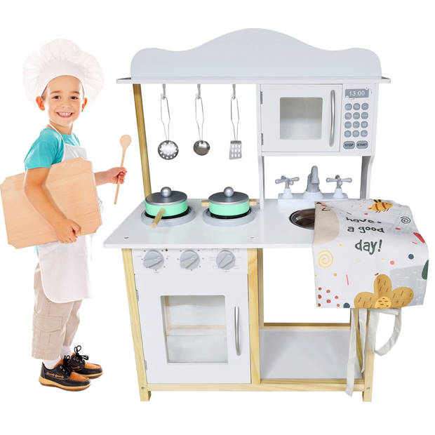 Mamabrum Houten Keuken Speelgoed Kinderkeuken Mini-Maxi - Speelkeuken