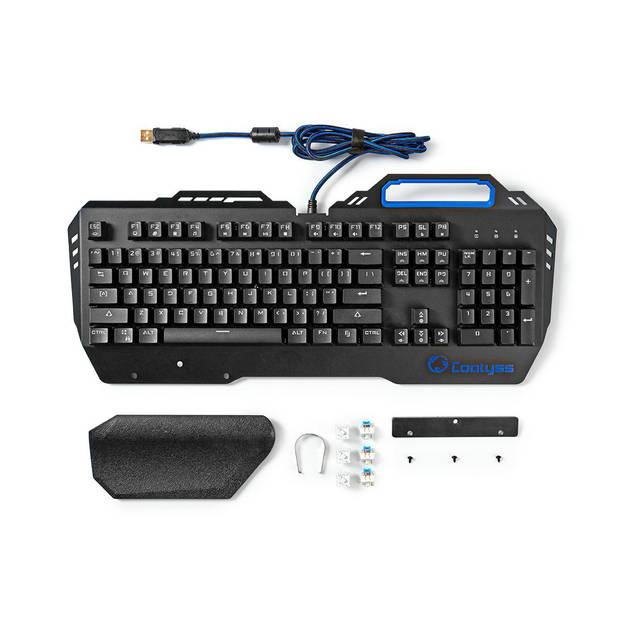 Nedis Bedraad Gaming Toetsenbord - GKBD400BKUS